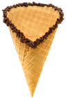 Decorated Waffle Cone